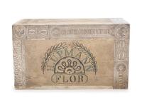 A Large Russian Silver-Gilt Trompe l'Oeil Cigar Box