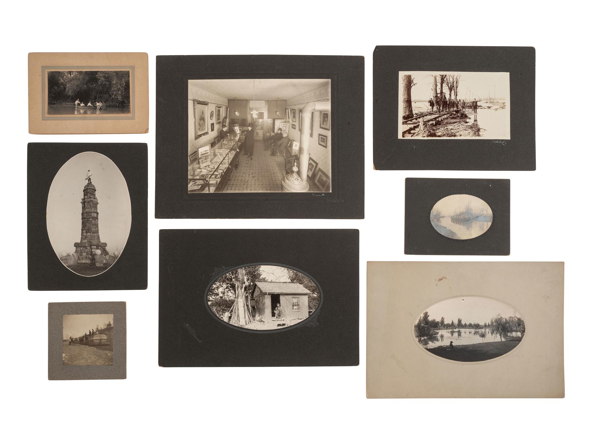 [EARLY PHOTOGRAPHY]. Collection of images from Middletown, OH, photog., Rudolph Herman Scheibert.