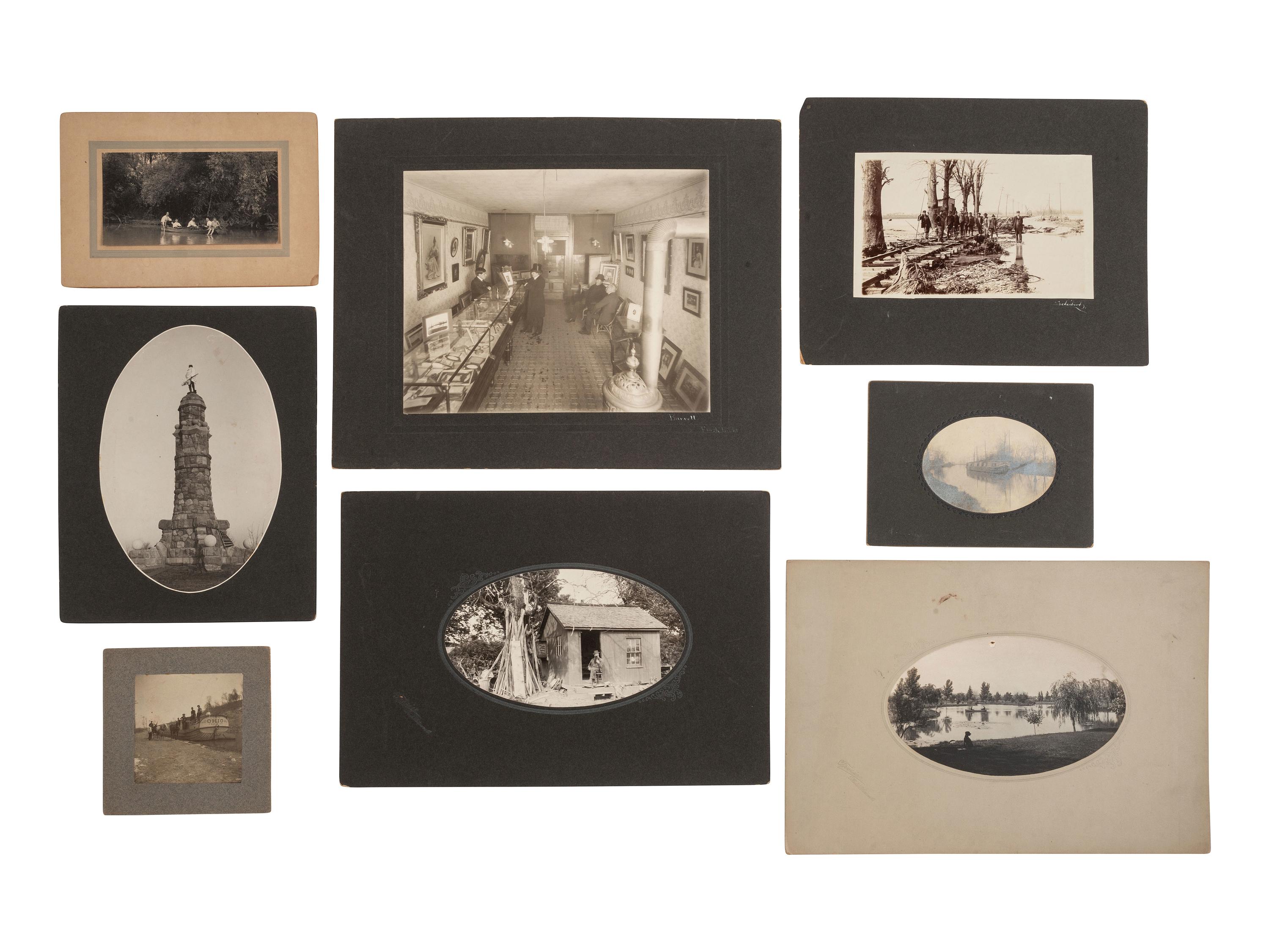 [EARLY PHOTOGRAPHY]. Collection of images from Middletown, OH, photog., Rudolph Herman Scheibert.
