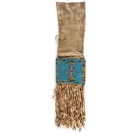 Blackfeet Beaded Hide Pouch