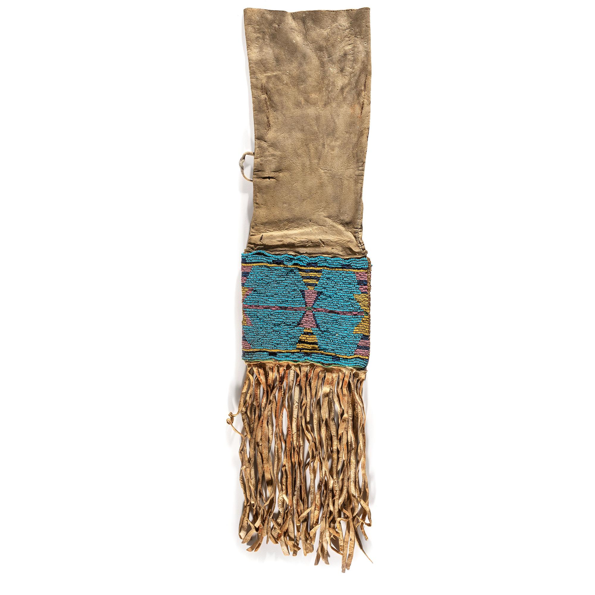 Blackfeet Beaded Hide Pouch