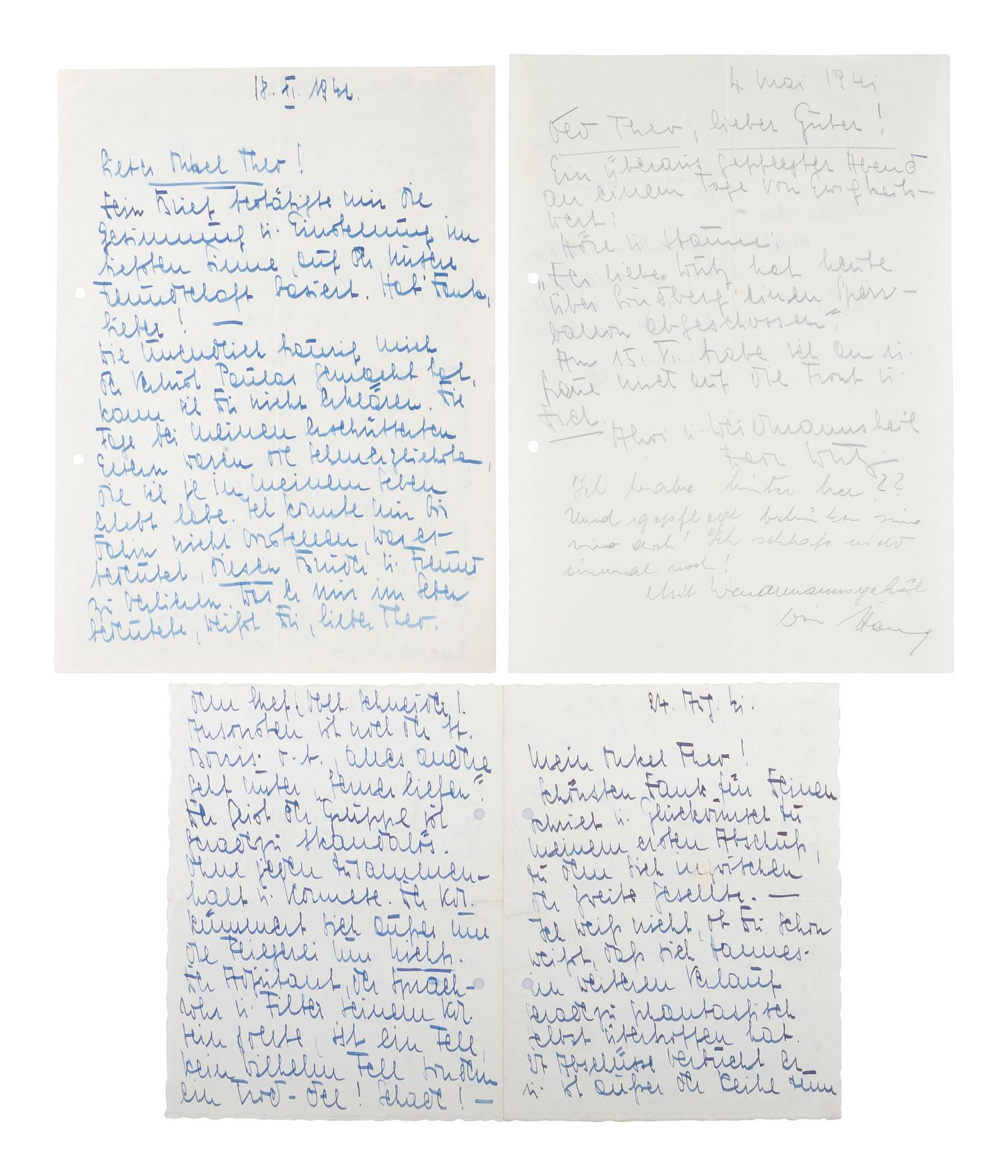 [WWII]. Aviator and flying ace's signatures, incl. Col. Gregory "Pappy" Boyington, MOH and POW.