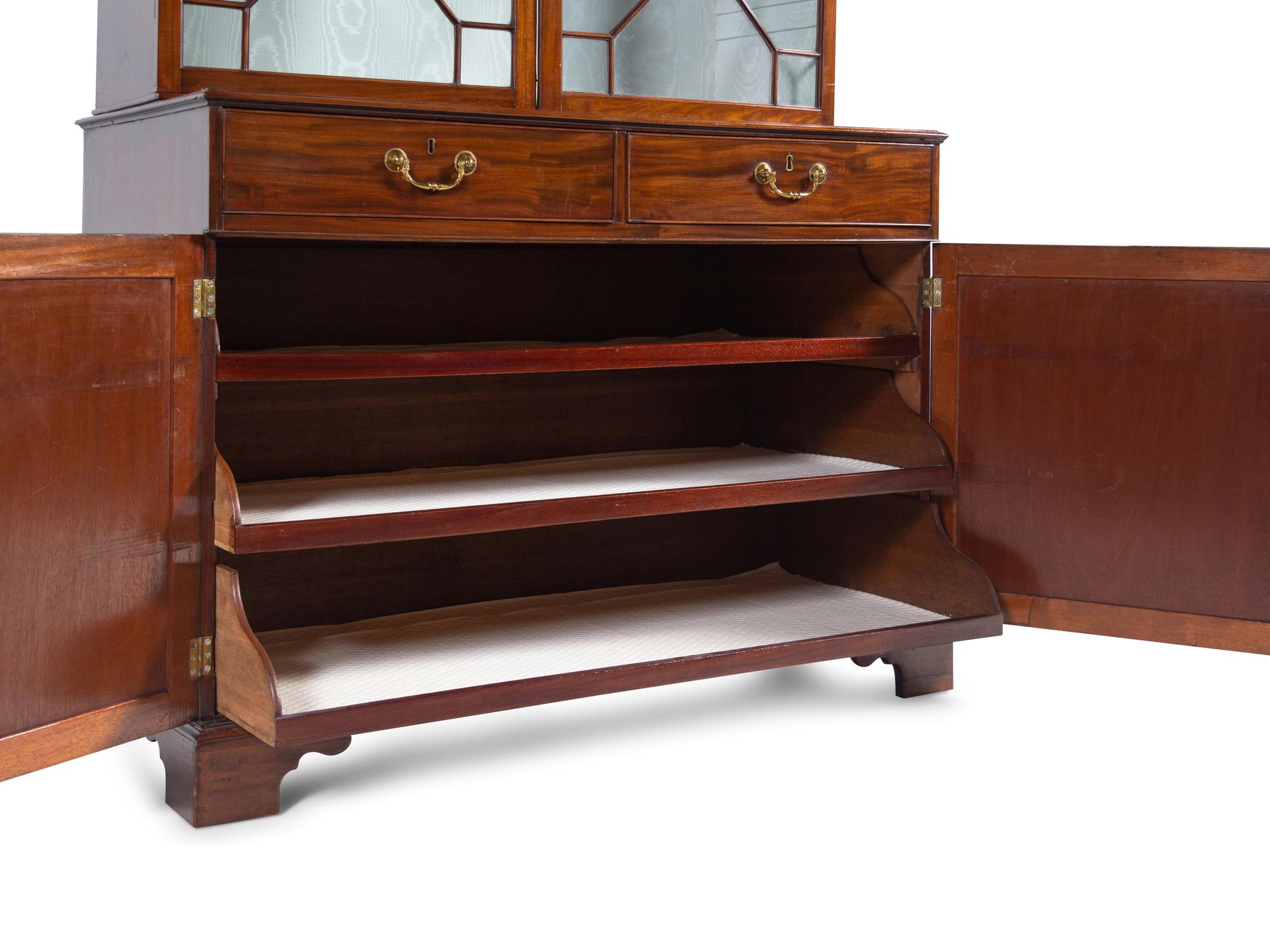 A George III Mahogany Bookcase