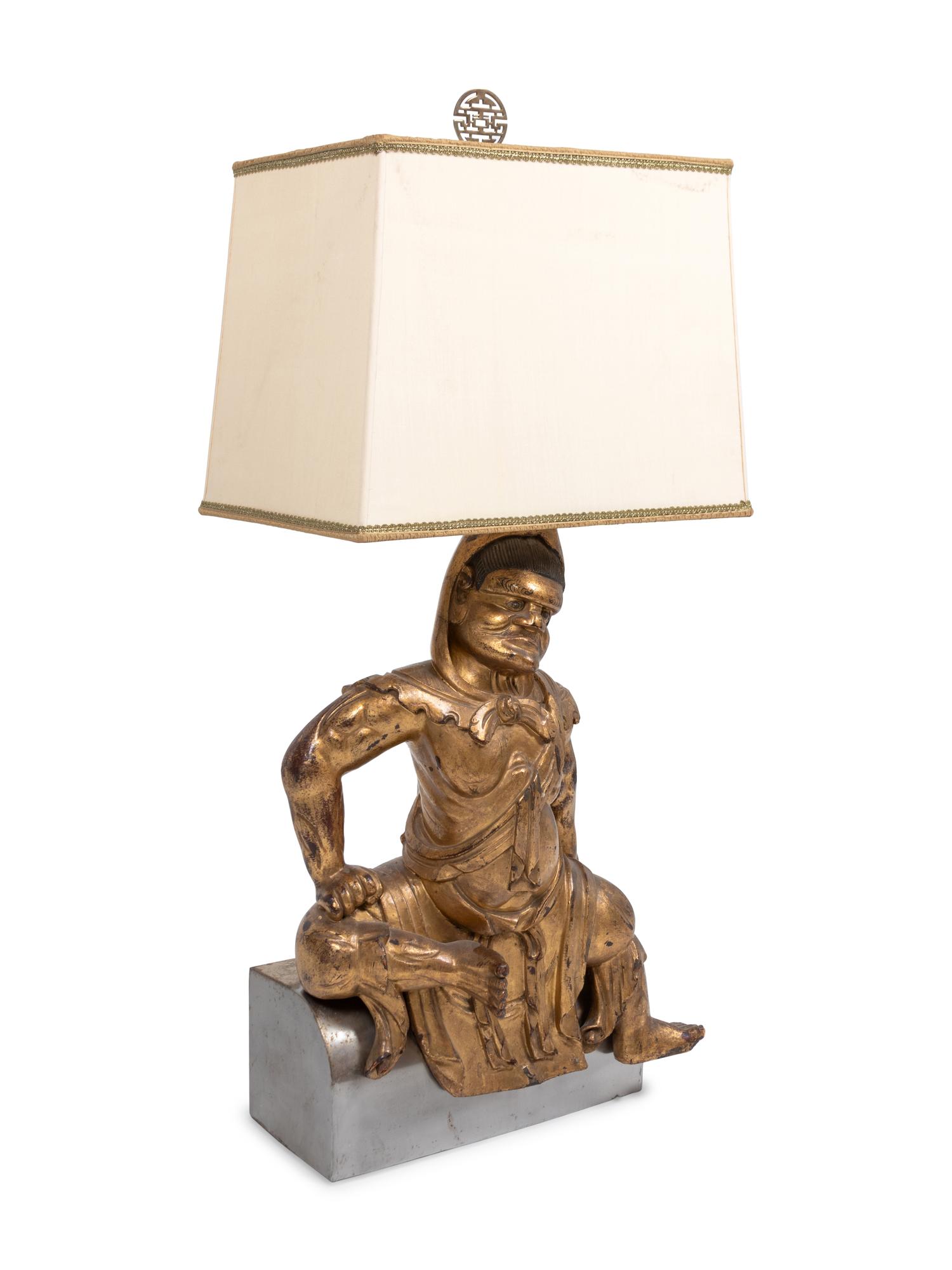 A Southeast Asian Style Figure Mounted as a Lamp