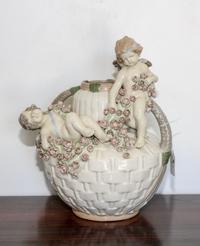 An Amphora Pottery Vase Height 12 1/2 inches. — EARLY 20TH CENTURY