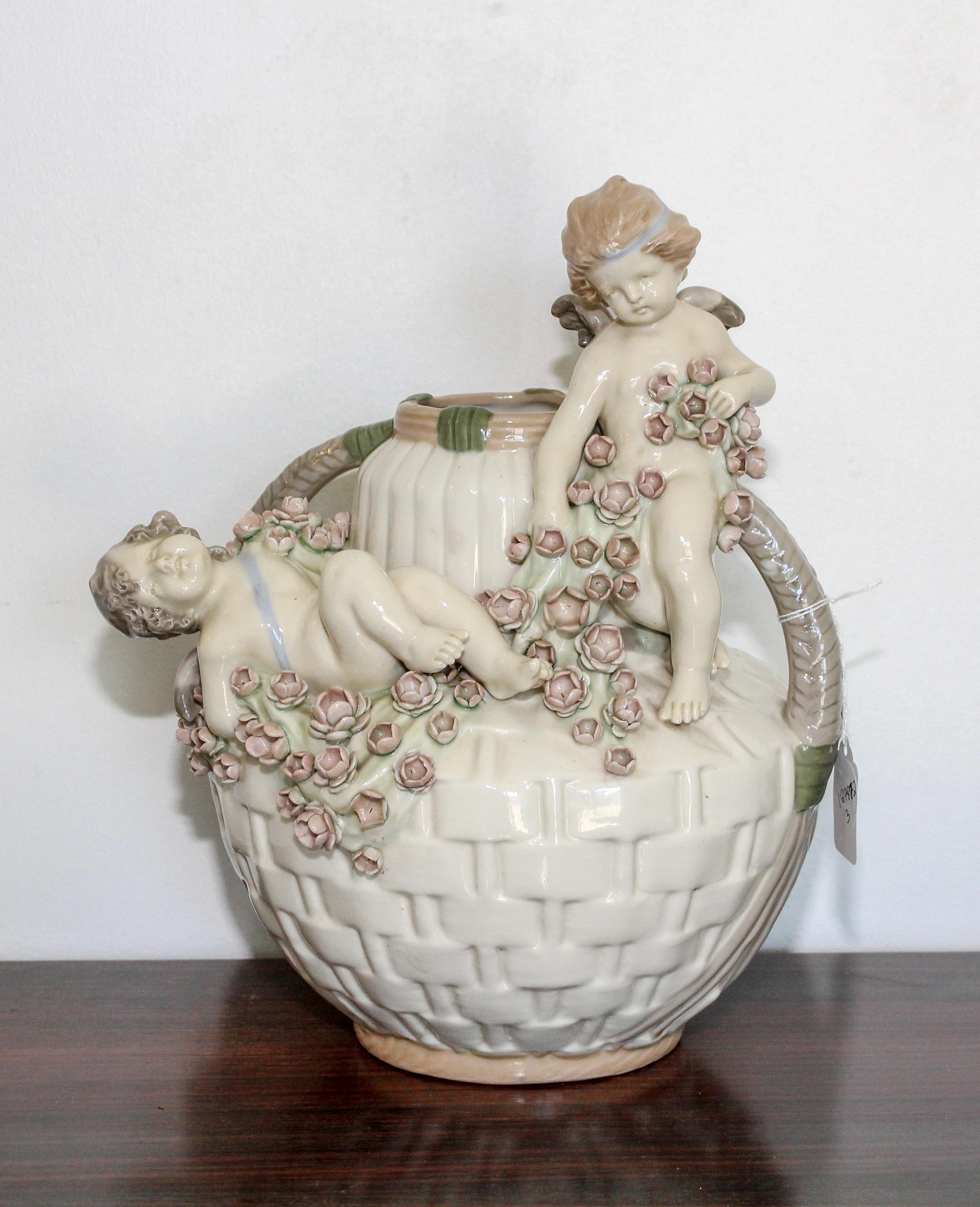 An Amphora Pottery Vase Height 12 1/2 inches. — EARLY 20TH CENTURY
