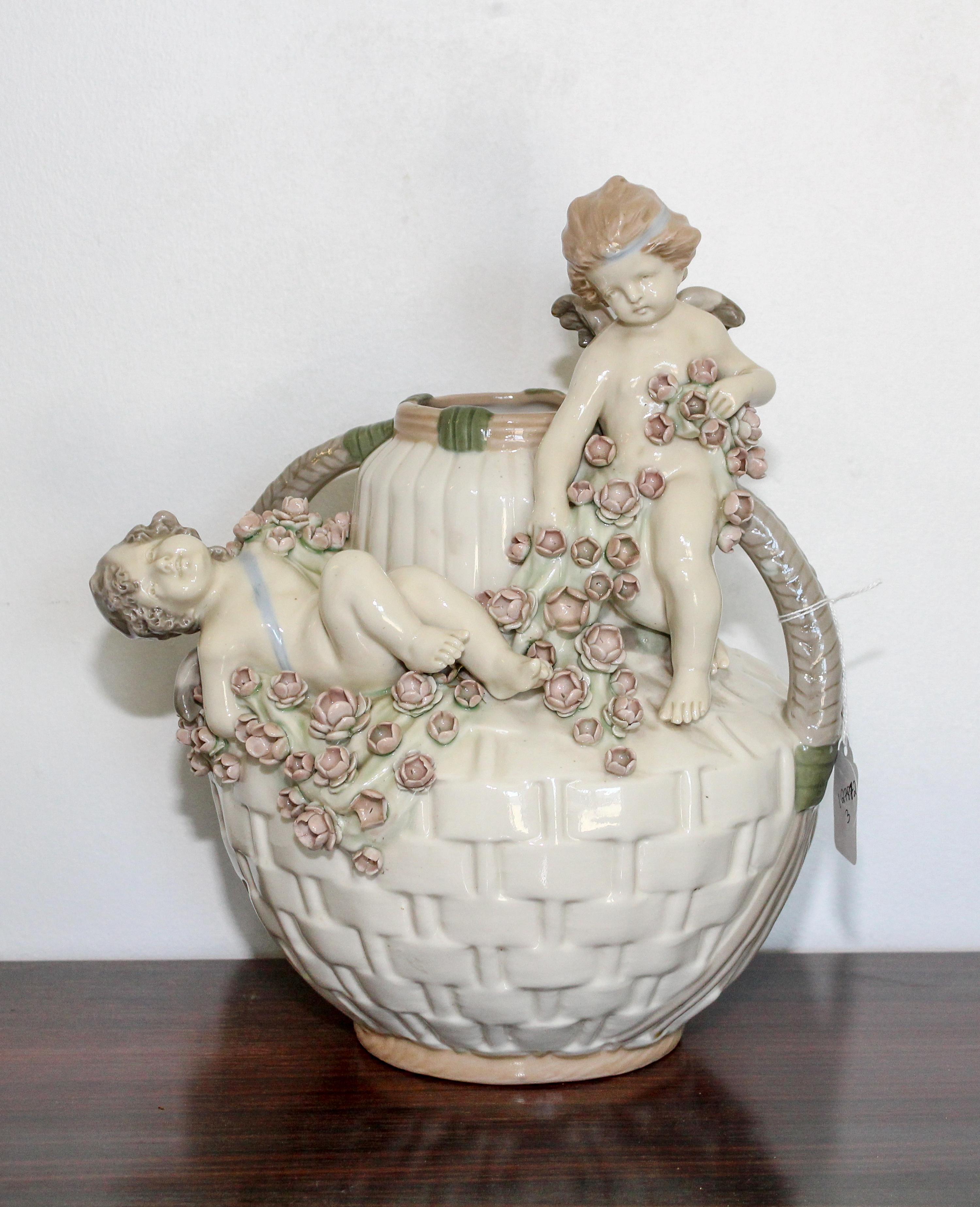 An Amphora Pottery Vase Height 12 1/2 inches. — EARLY 20TH CENTURY