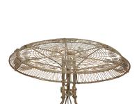 A Victorian Wire Garden Table