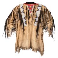 Northern Plains Beaded Hide Shirt