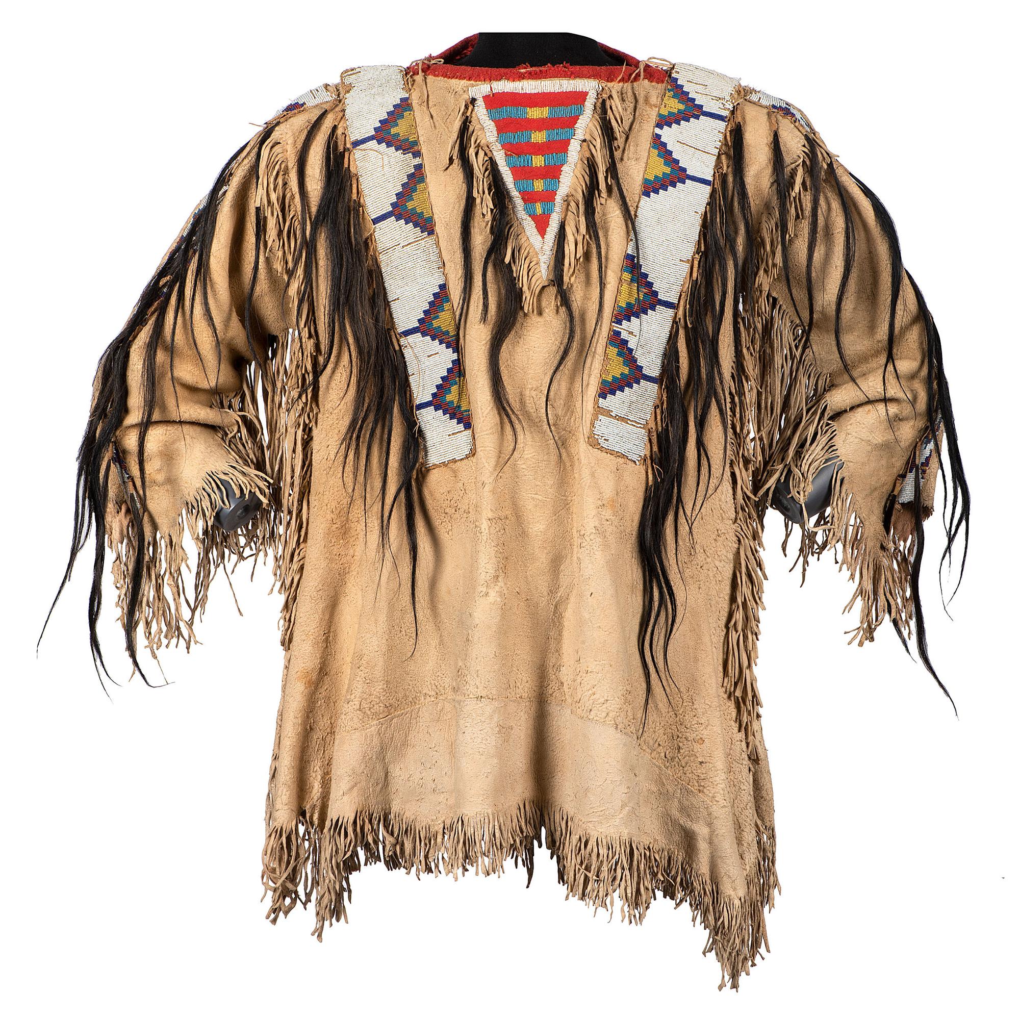Northern Plains Beaded Hide Shirt