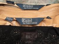 Ralph Lauren, Three Leather & Embellished Shirts