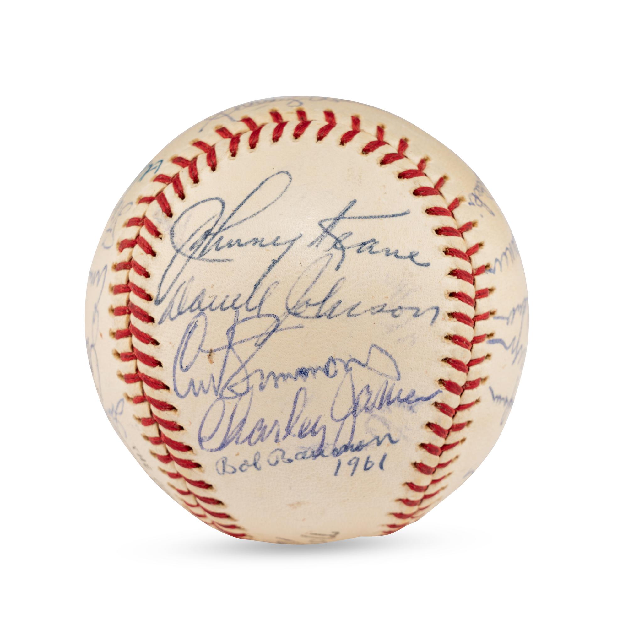 A 1961 St. Louis Cardinals Team Signed Autograph Baseball