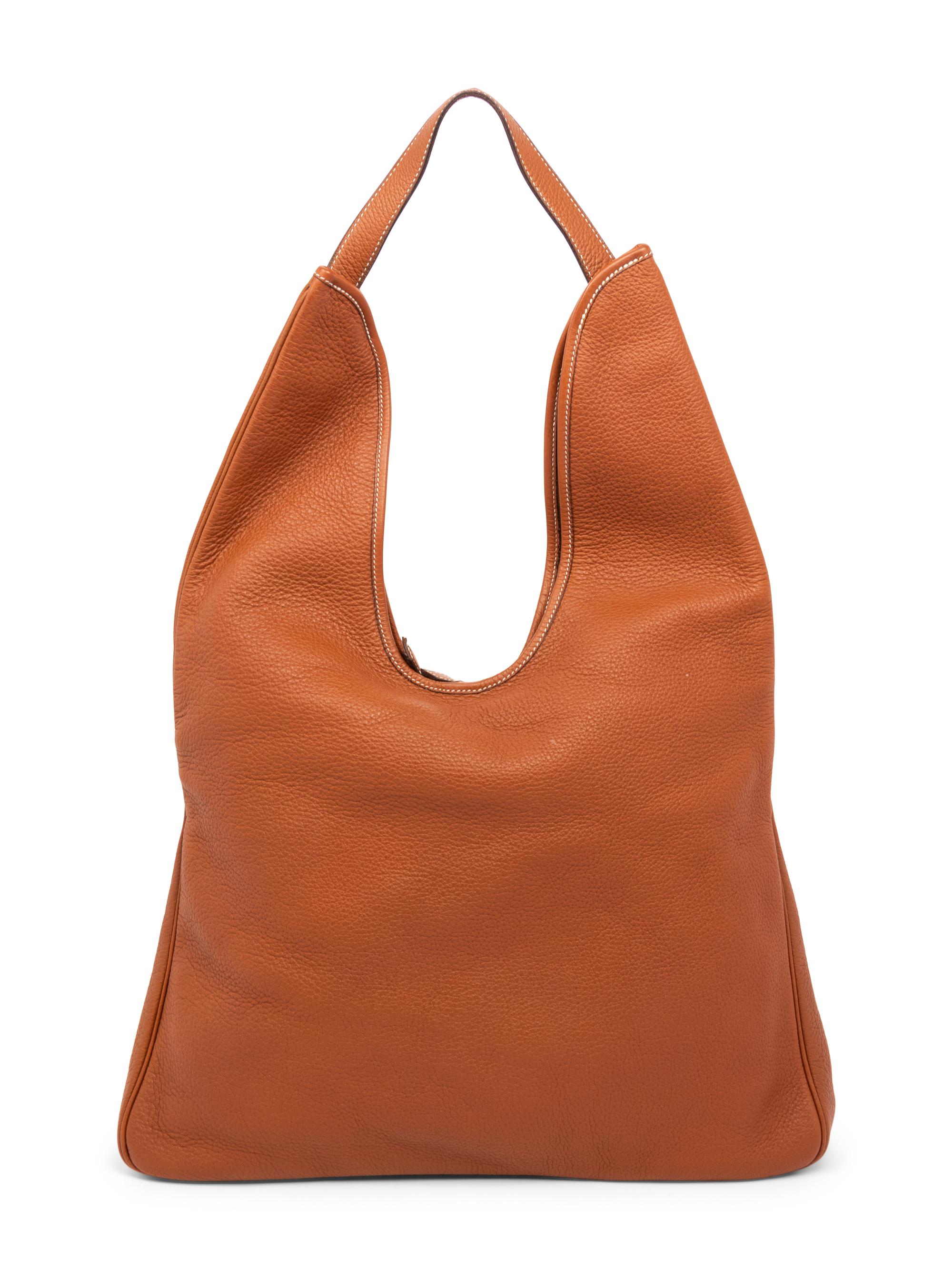 Hermès Massai PM Brown Leather Shoulder Bag, 1995