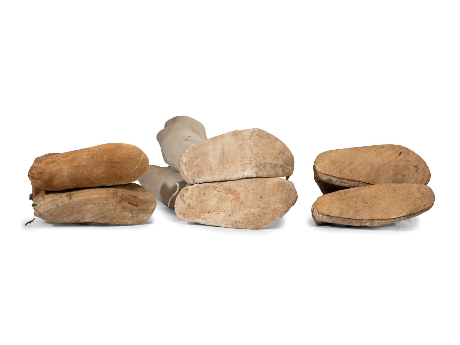 Collection of Plains and Prairie Moccasins