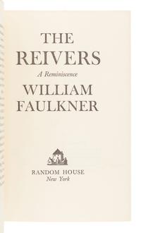 FAULKNER, William (1897-1962). A group of FIRST EDITIONS, comprising: