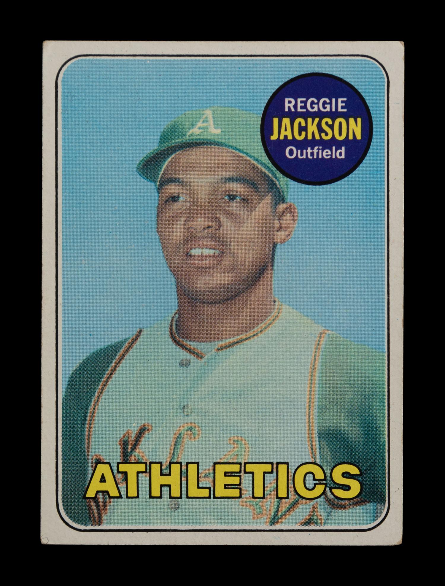 A 1969 Topps Reggie Jackson Rookie Baseball Card No. 260