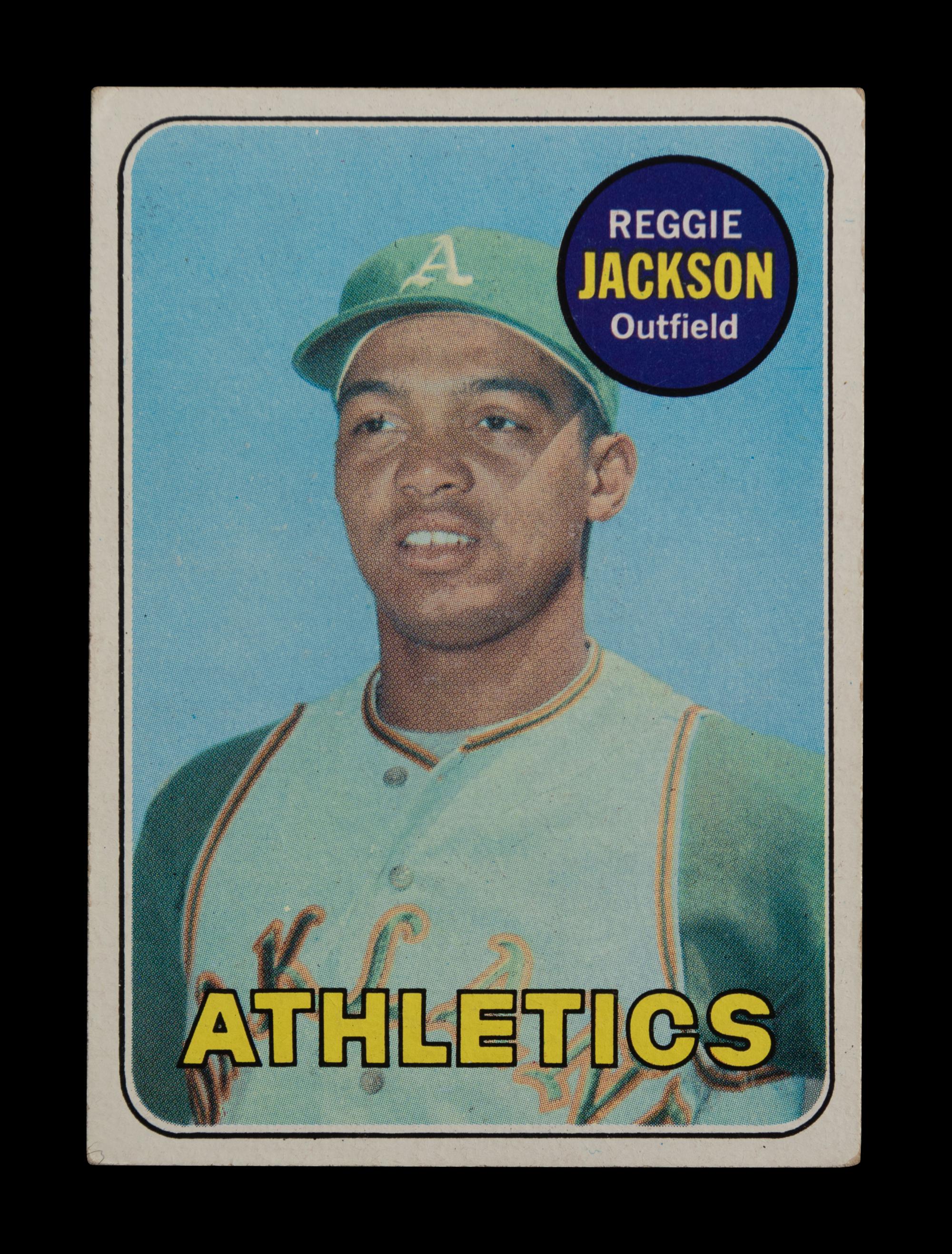 A 1969 Topps Reggie Jackson Rookie Baseball Card No. 260