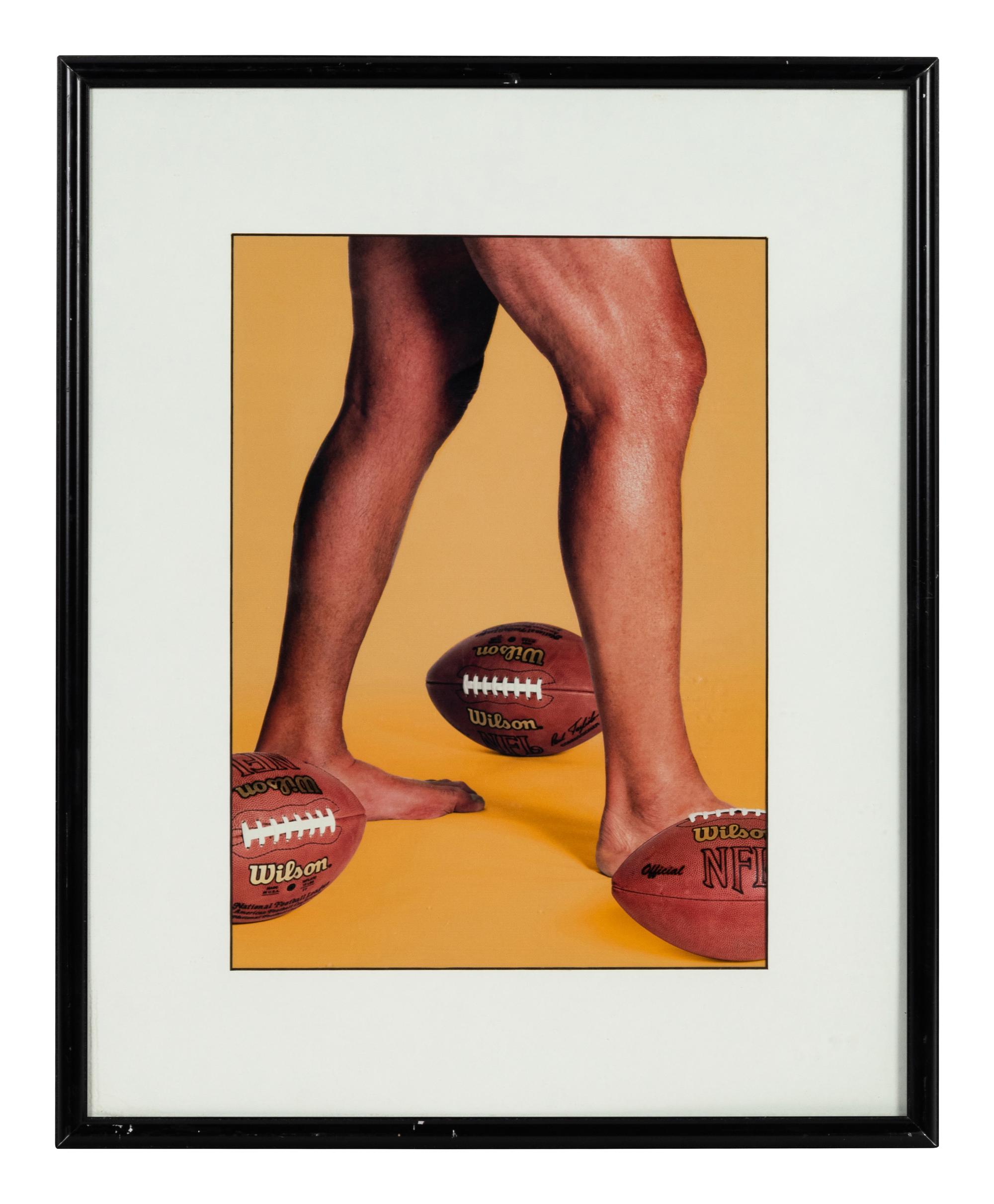 A Group of Five Miscellaneous Artworks Related to Mike Ditka Formerly Displayed at Mike Ditka’s Restaurant