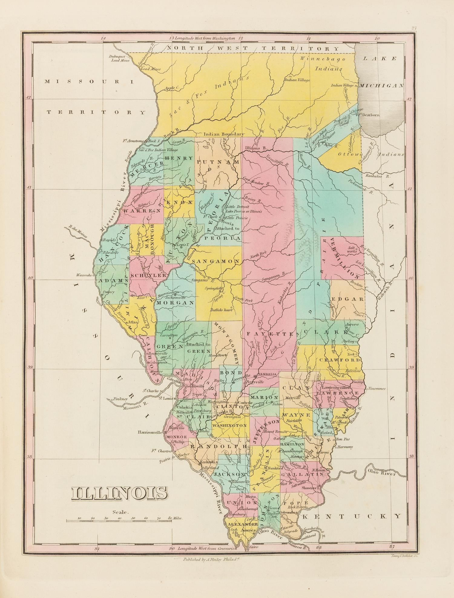 [ATLASES] FINLEY, Anthony (ca 1790-1840). A New General Atlas. Philadelphia: Anthony Finley, 1829.