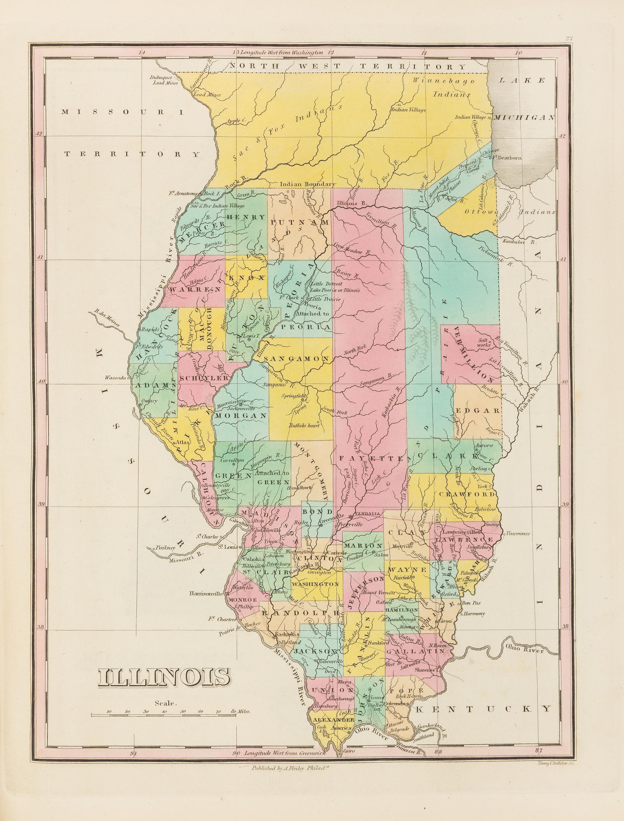 [ATLASES] FINLEY, Anthony (ca 1790-1840). A New General Atlas. Philadelphia: Anthony Finley, 1829.