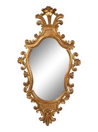 An Italian Rococo Style Giltwood Mirror — 19th/20th Century