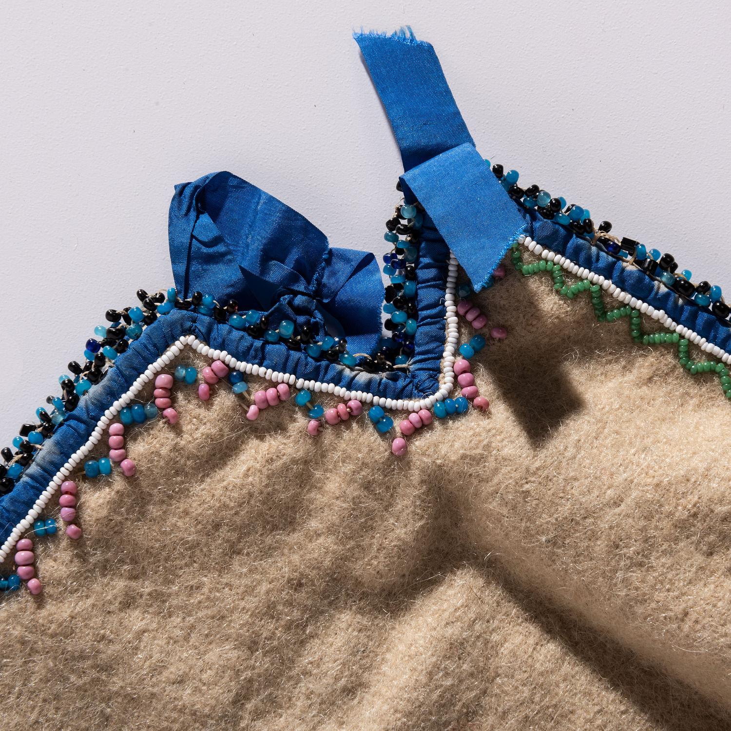 Cree Beaded Wool Leggings