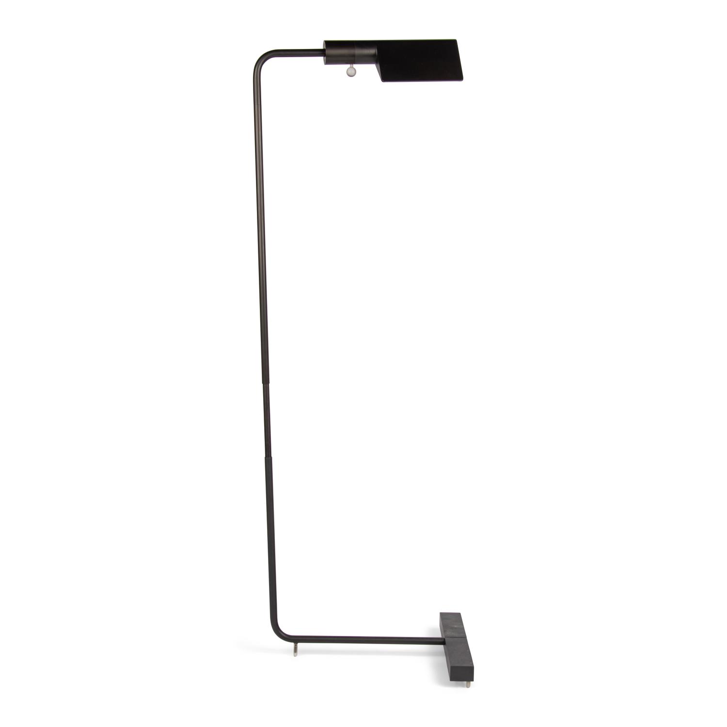A Cedric Hartman Patinated Brass Floor Lamp