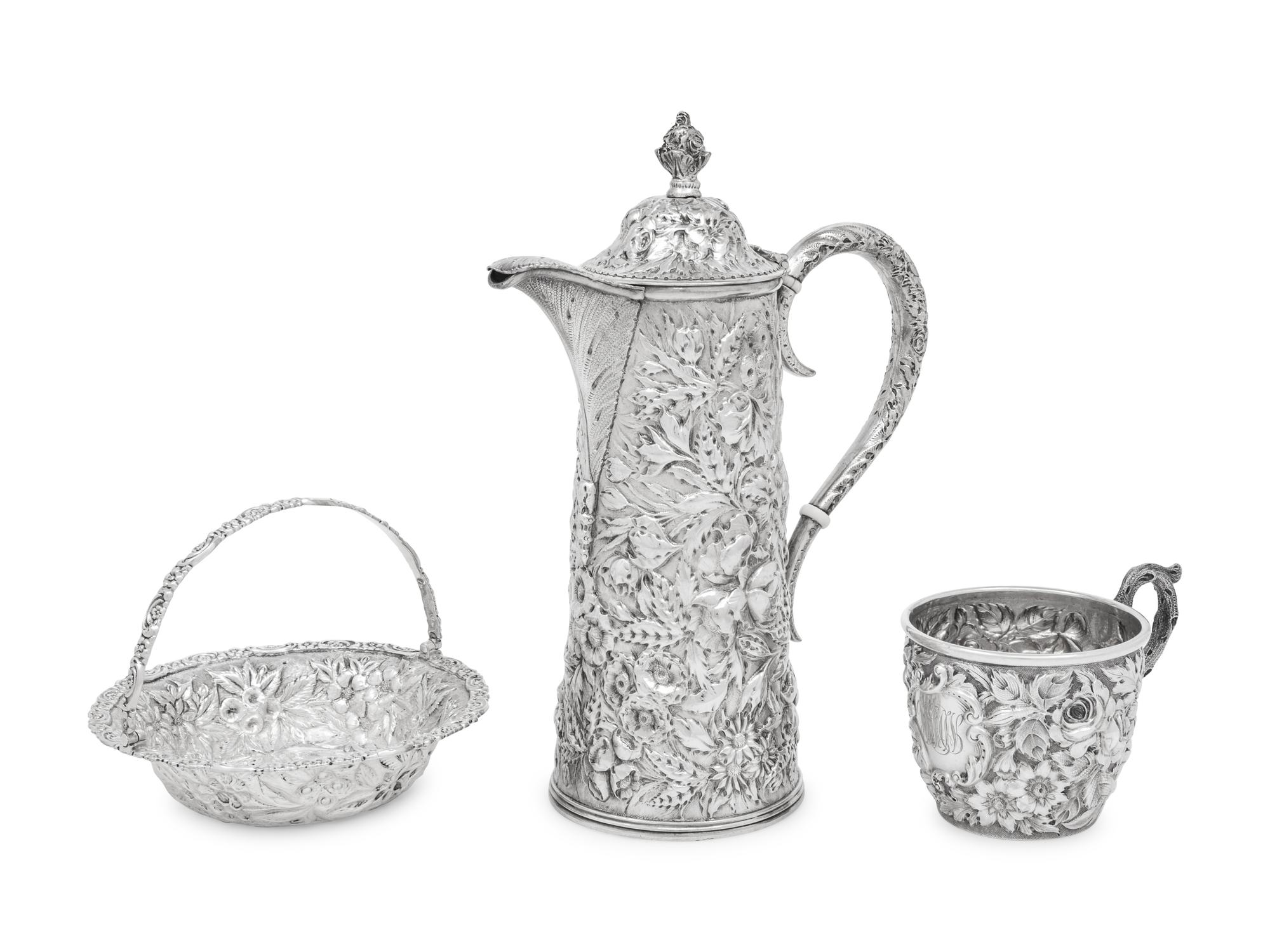Three American Silver Table Articles