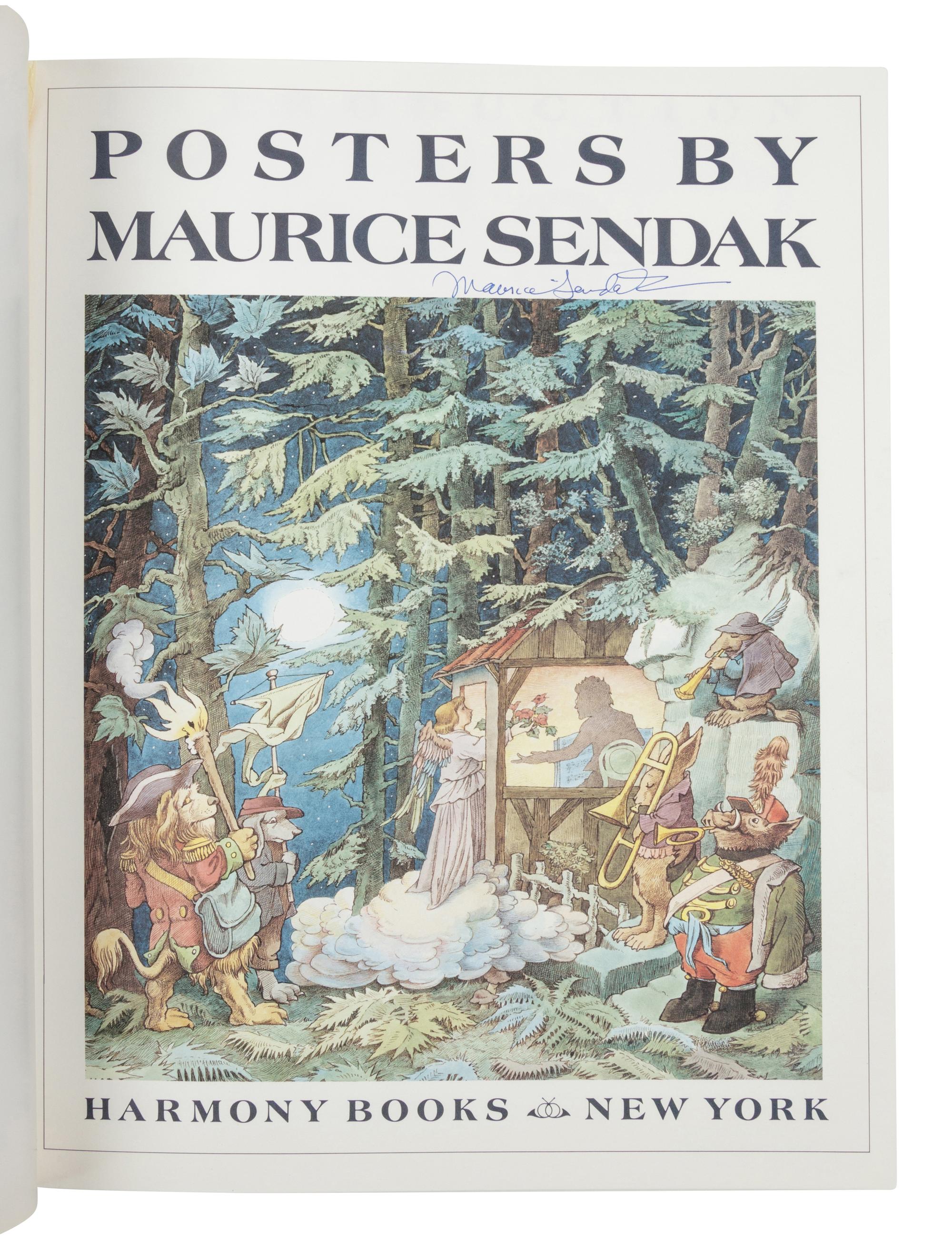 [CHILDREN'S BOOKS]. SENDAK, Maurice (1928-2012). Posters . New York: Harmony Books, 1986.