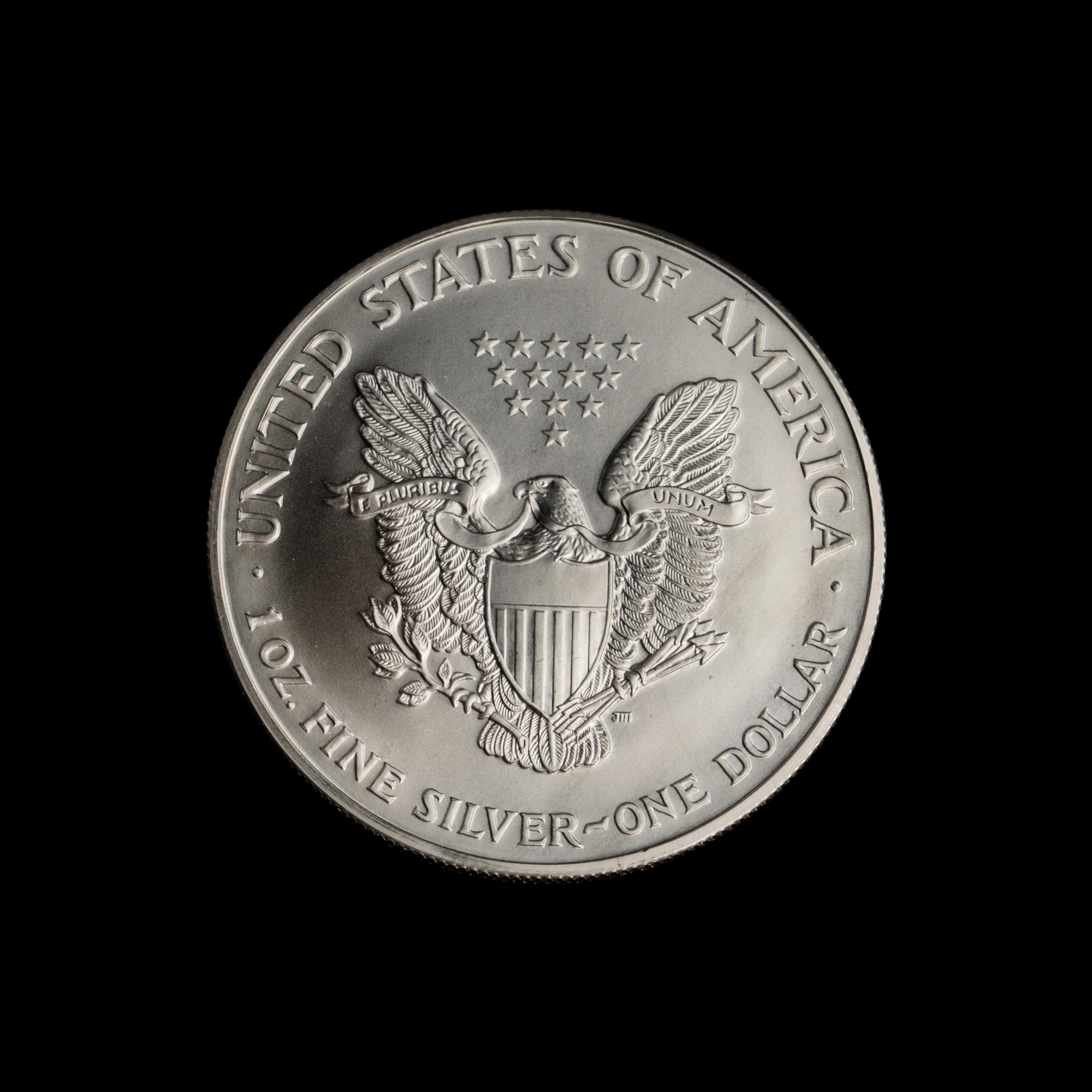 A Large Collection of One Thousand Silver Eagle $1 Coins