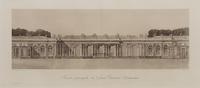 A Set of Six Framed Engravings Depicting Versailles and the Petit Trianon