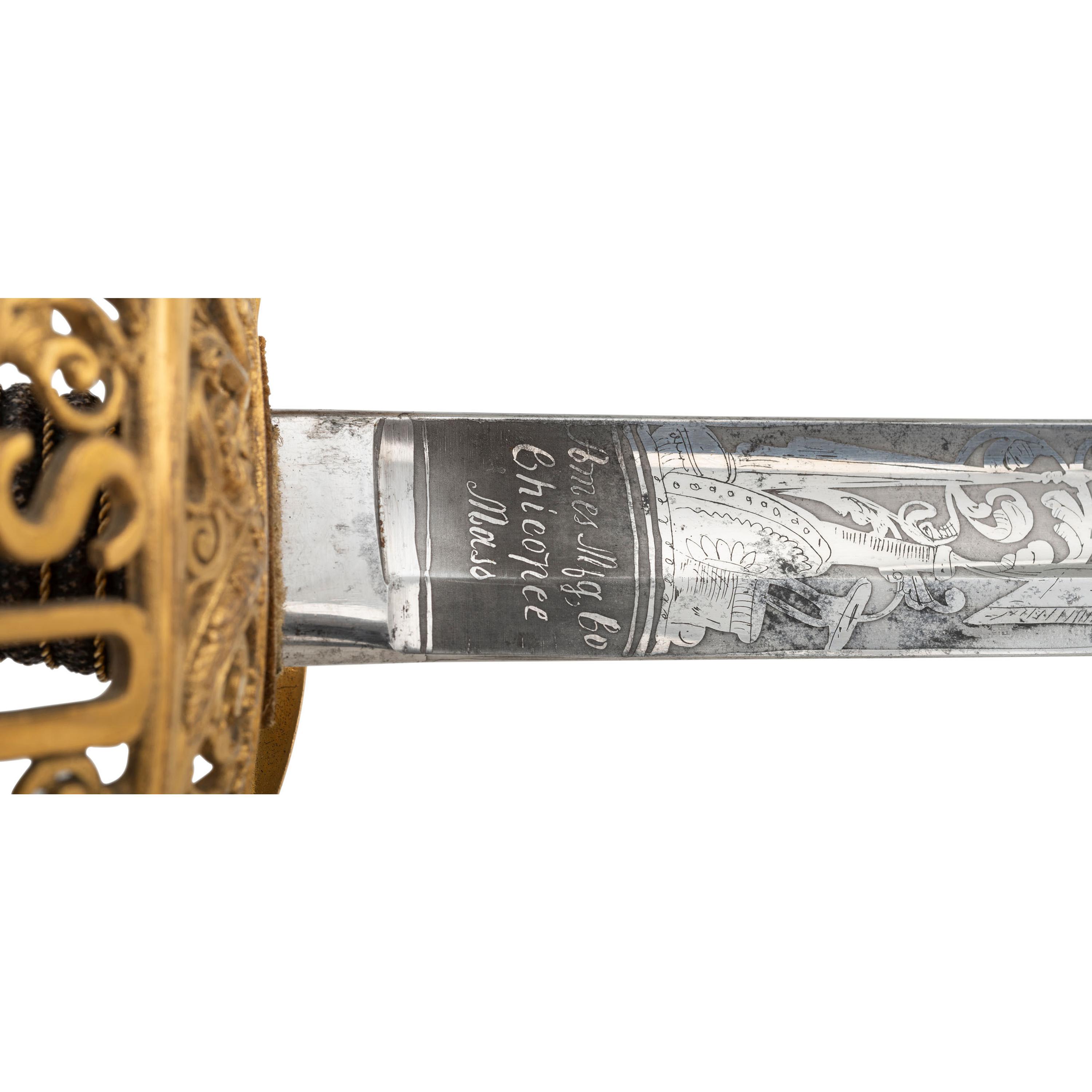 Fine US Model 1850 Staff & Field Officers Sword by Ames