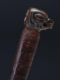 Northwest Coast Carved and Painted Dagger