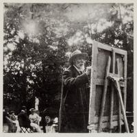 RENOIR, Pierre Auguste (1841-1919). Autograph note signed ("Renoir"), to "my dear friend." N.p., n.d.