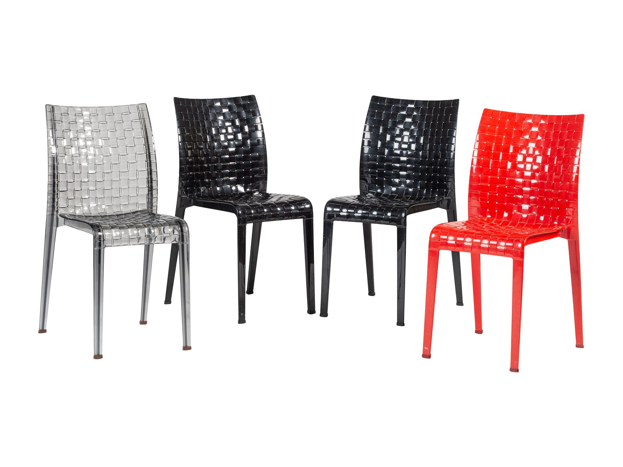 Four Kartell 'Ami Ami' Plastic Chairs