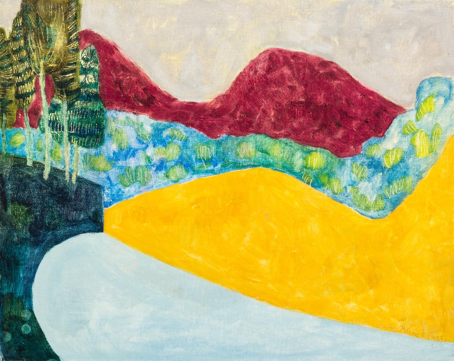 Sally Michel, (American, 1902–2003), Landscape, 1988