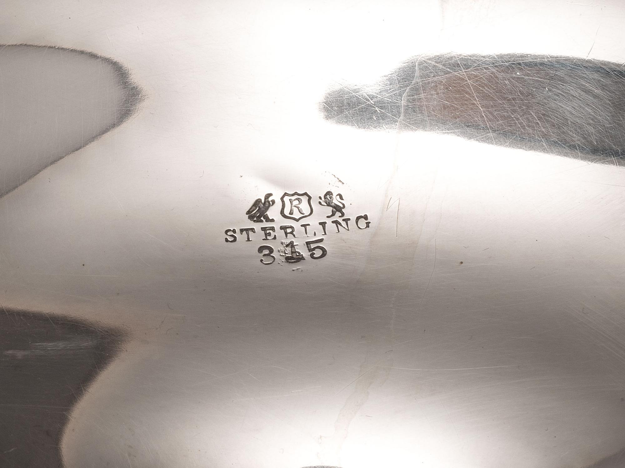 A Pair of American Silver Repousse Tazze