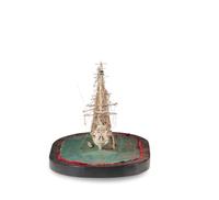 A French Prisoner of War Bone Model of a British Warship