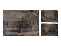 [EARLY PHOTOGRAPHY]. 17 tintypes of occupational and interesting groups and individuals.