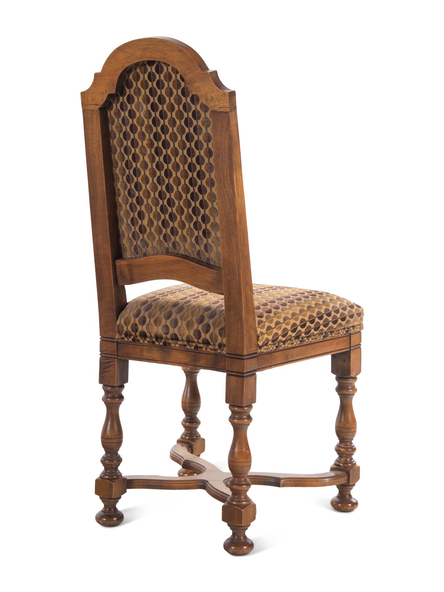 A Set of Six William and Mary Style Dining Chairs