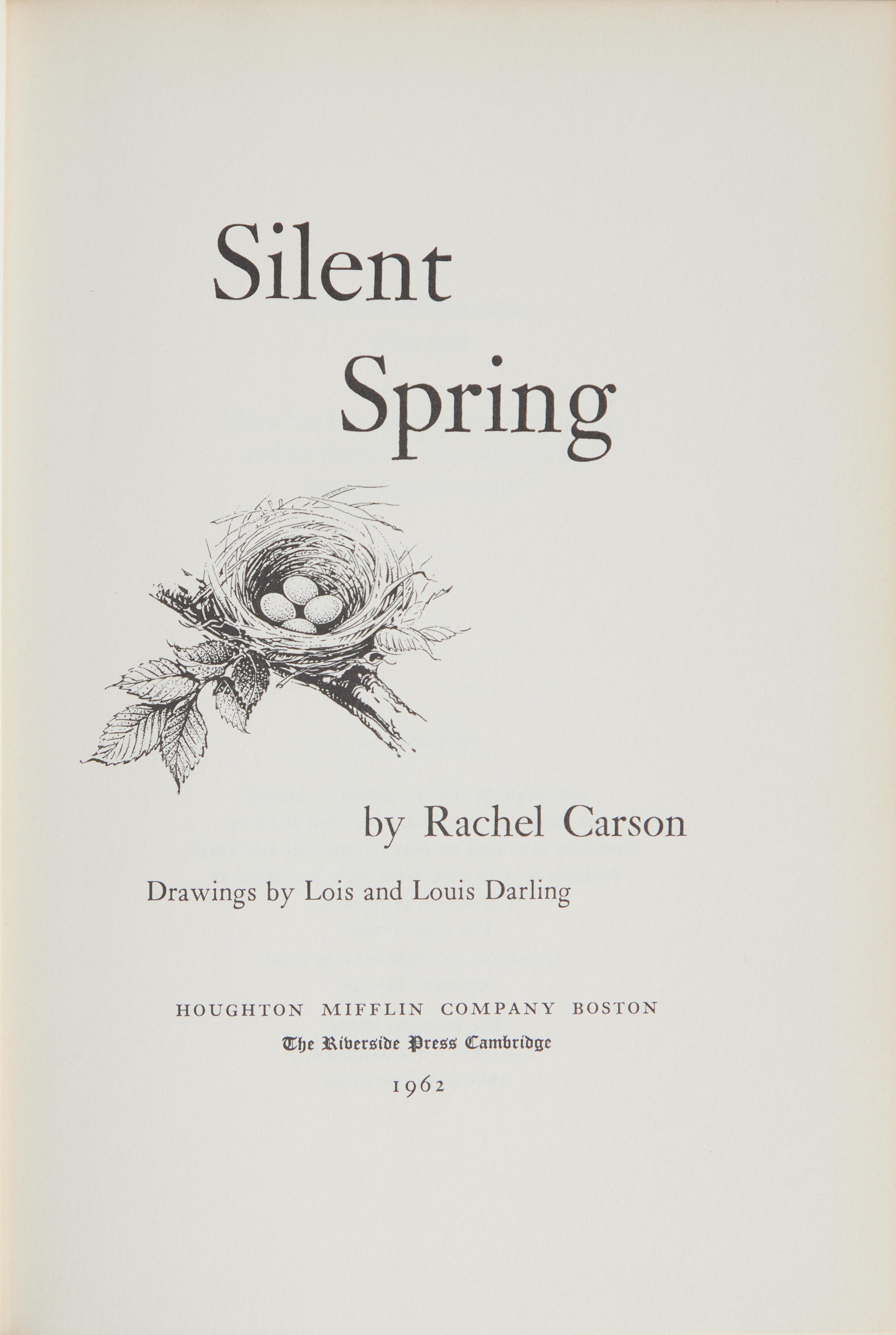 [Literature] Carson, Rachel. Group of 2 First Editions