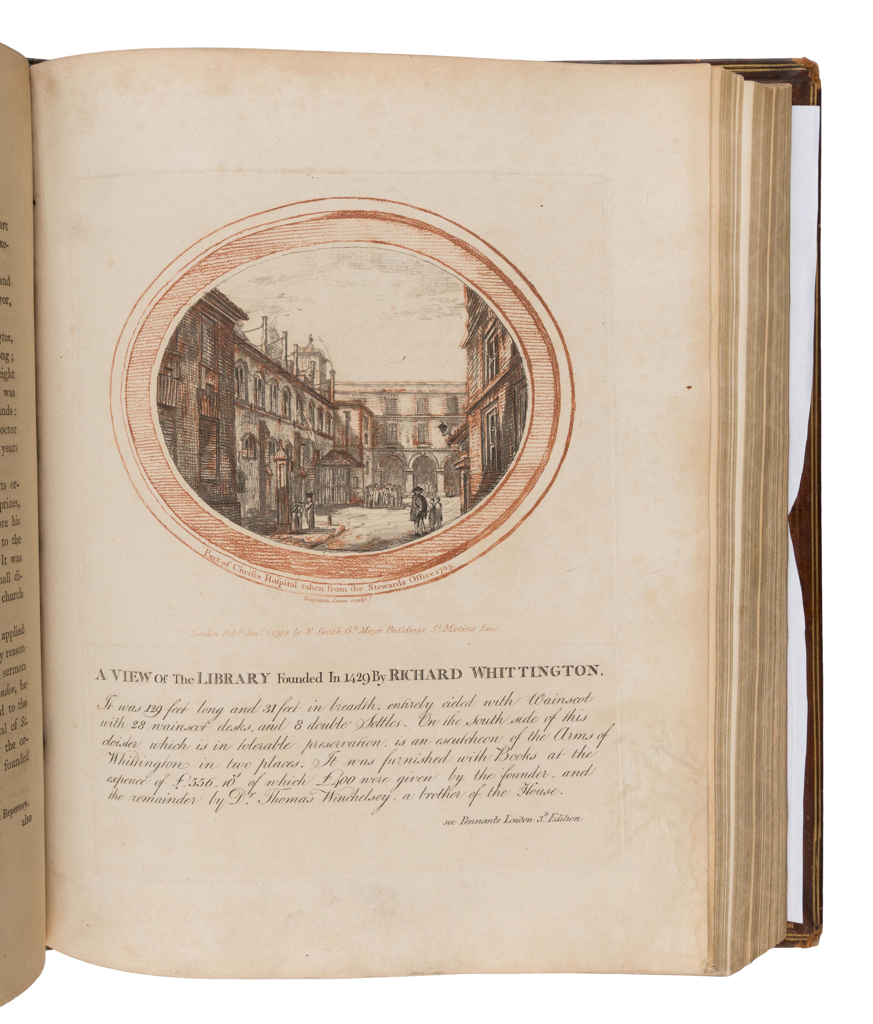 [Darwin Association]. -- [Lubbock, John William, Sir (1803-1865), his copy]. Pennant, Thomas (1726-1798). Some Account of London . London: R. Taylor and Co. for Robert Faulder, 1805.