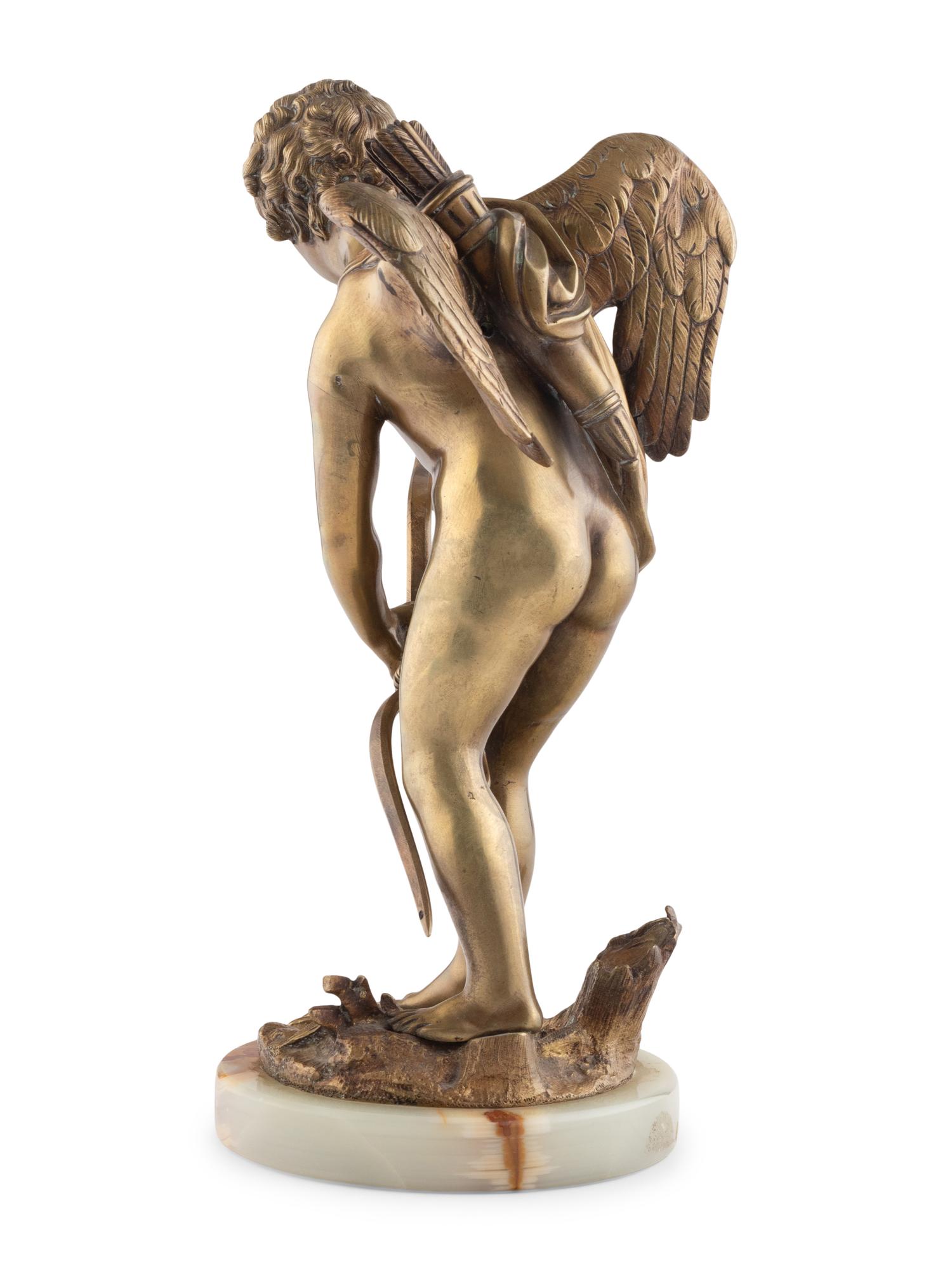 A French Gilt Bronze Figure of Cupid
