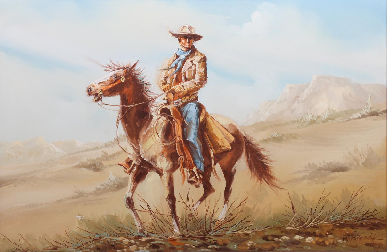 W. B. Steineck, (American, 20th/21st Century), Out on the Range