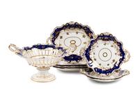 An English Porcelain Dessert Service