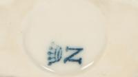 A Collection of Dresden Porcelain Place Cards, Holders and Napkin Rings