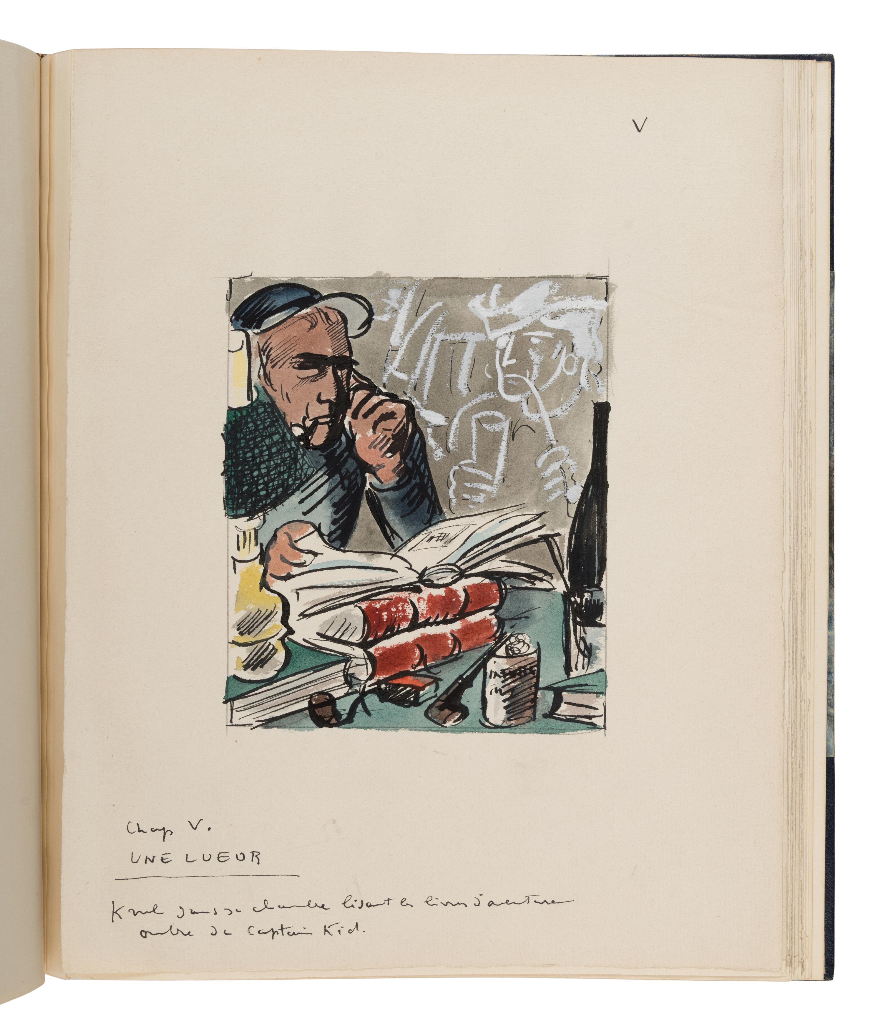 [Artist Book]. Dignimont, Andre (1891-1865), artist. -- Mac Orlan, Pierre (1882-1970). Le Chant de l'equipage . Paris: Les Arts et Le Livre, 1926.