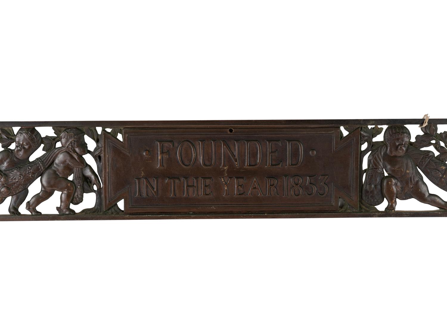 A Neoclassical Bronze Door Surround