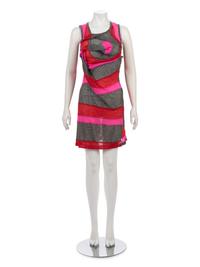 Comme Des Garçons Ruched Stripe Dress, Spring/Summer1996