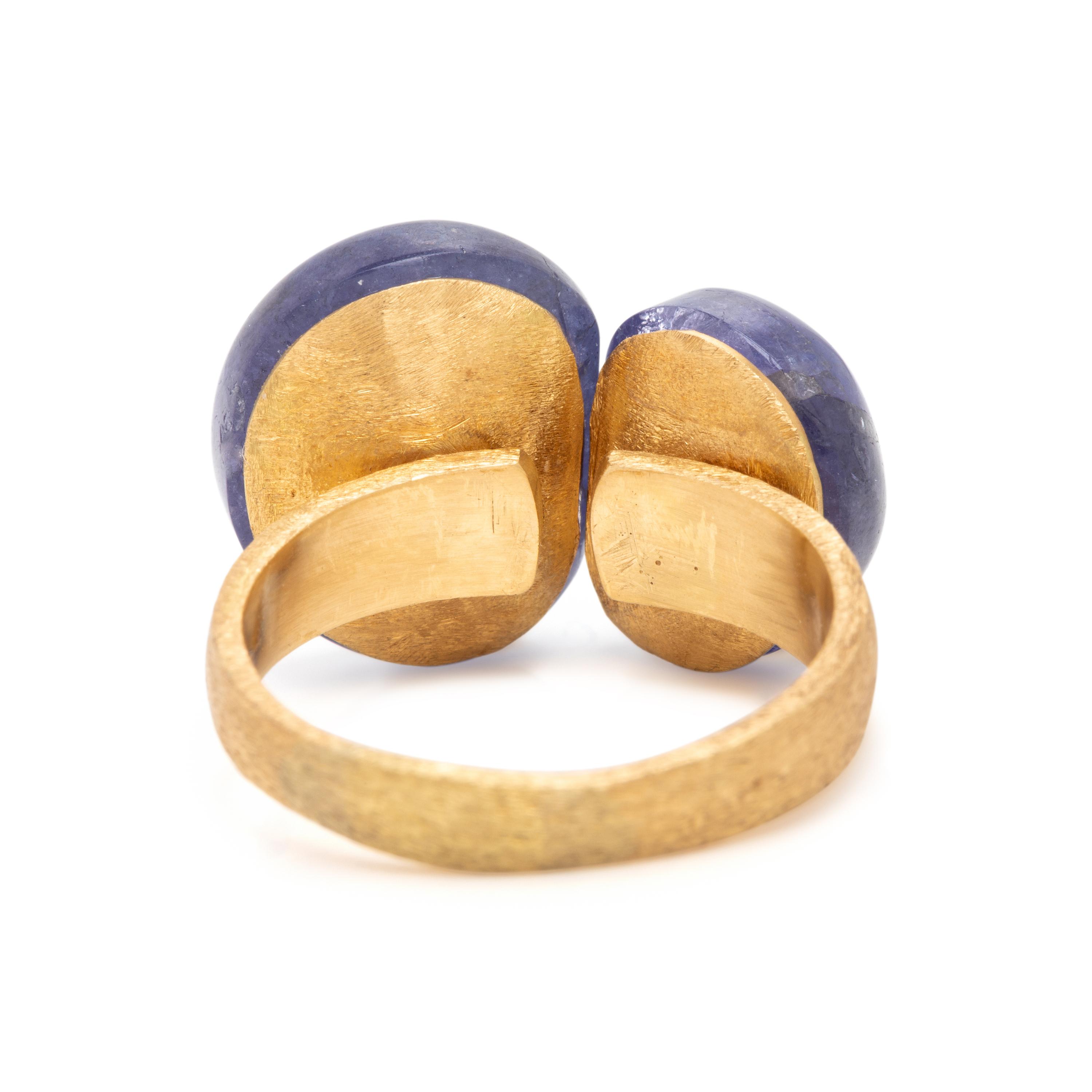 Yvel, Yellow Gold and Sapphire Ring and Bracelet